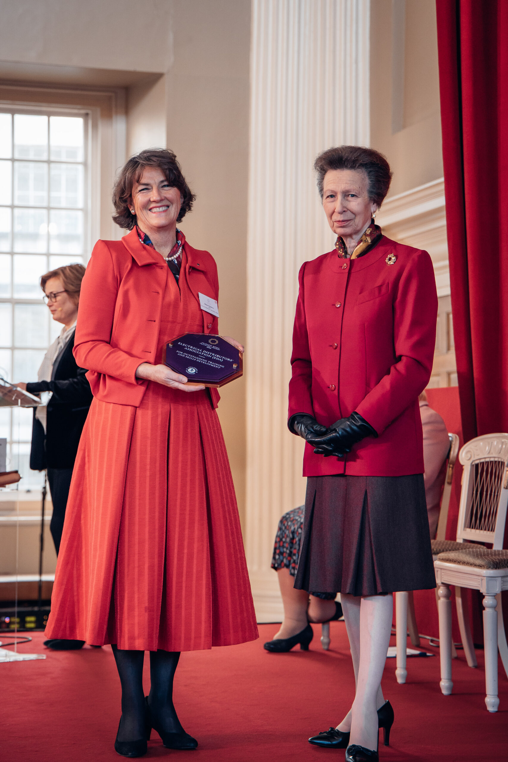 HRH The Princess Royal presents Award to the EDA