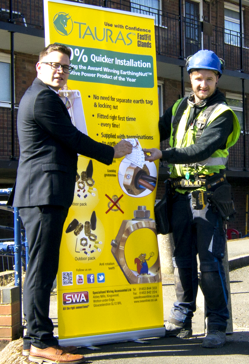 Adam Garner of Dodd Group is the lucky winner in SWA’s national Tauras Challenge