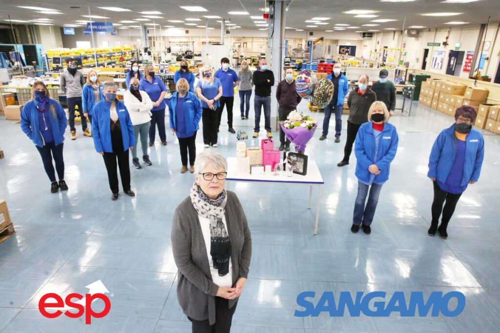 Golden girl Helen calls time after 50 years’ service with Sangamo