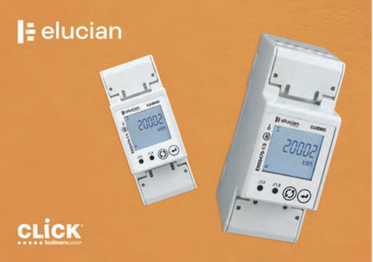 New Elucian 100A Single Phase Energy Meter from Click