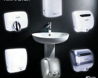 The Airmaster range of hand dryers