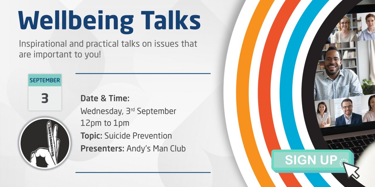 EIC partners ANDYSMANCLUB for Suicide Prevention Day