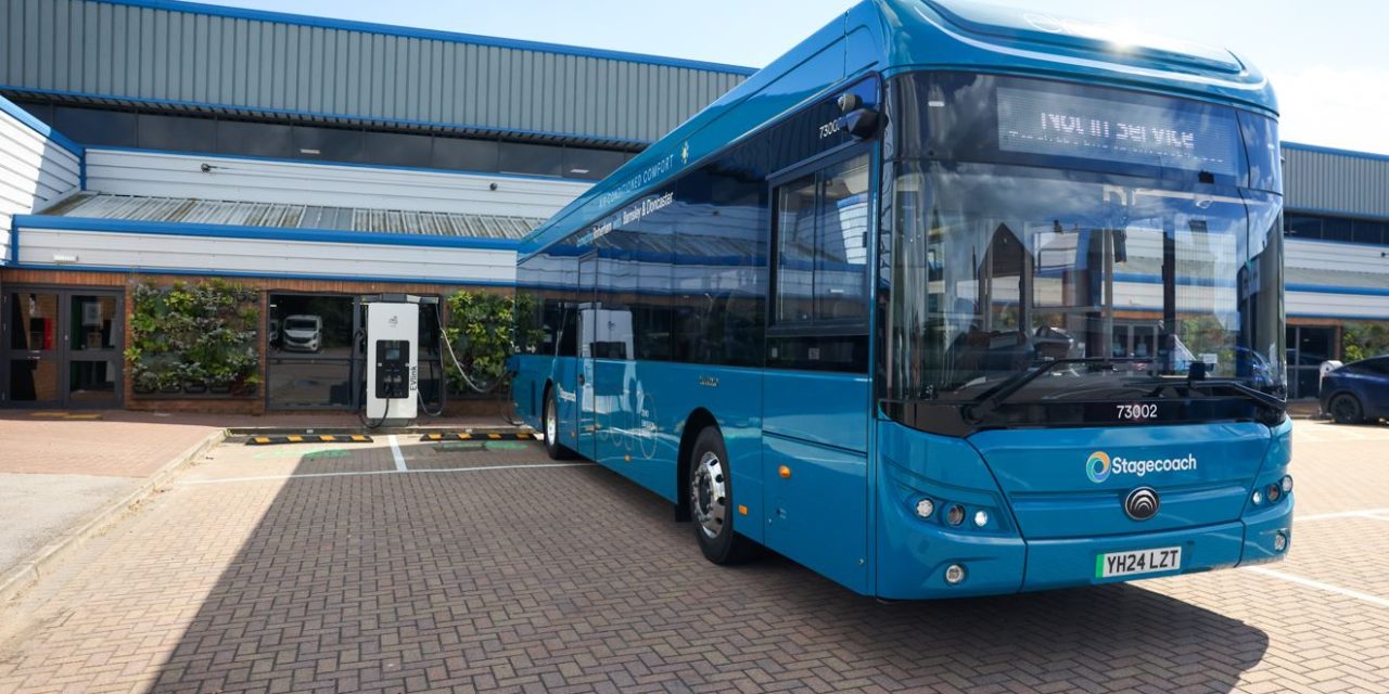 Stagecoach and Schneider partner for greener bus service