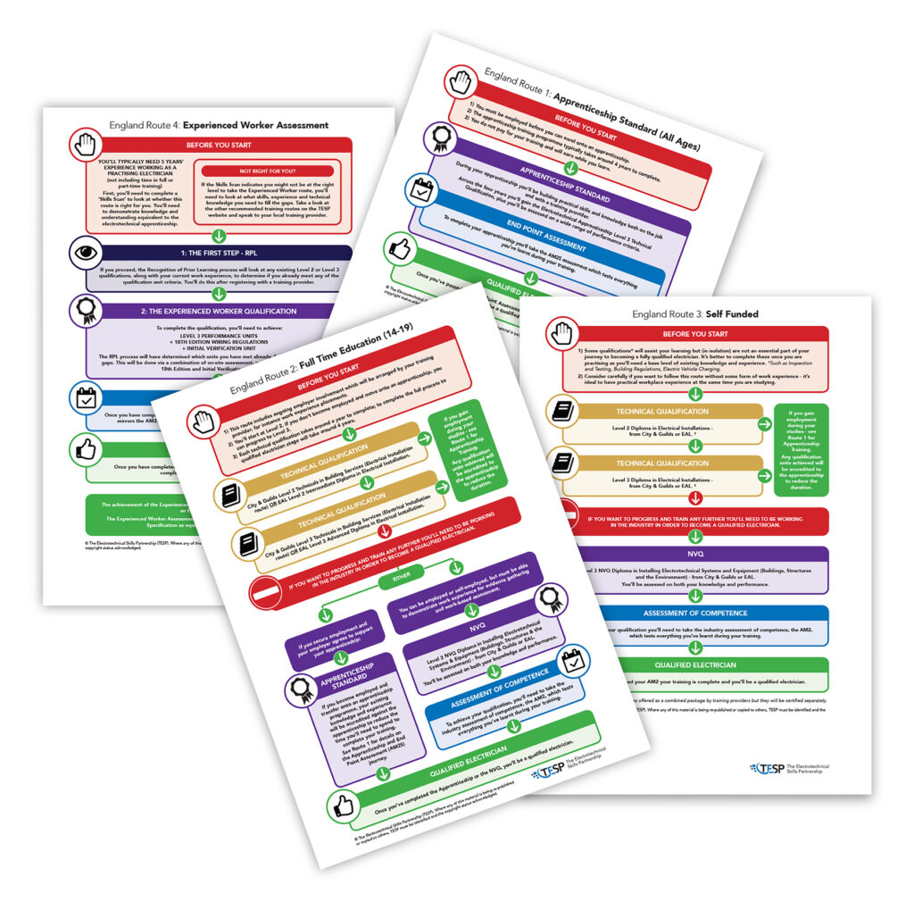 Electrical training routes launched by TESP