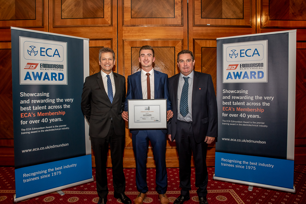 Opus Building Services’ Jack wins ECA Edmundson Apprentice of the Year Award