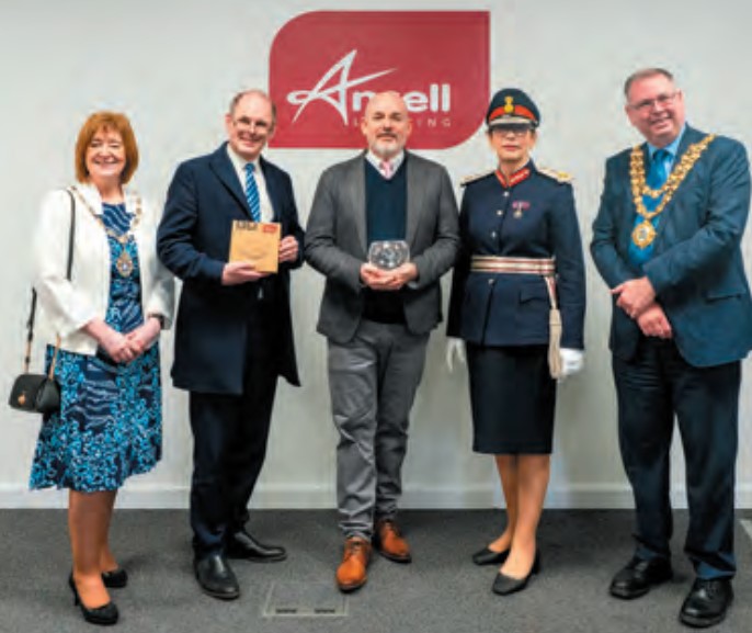 Ansell Lighting presented with King’s Award For Enterprise