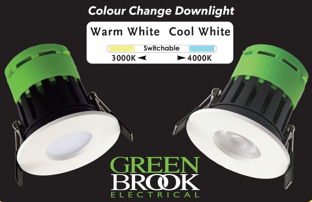 Vela Switch – colour changing LED Fire Rated Downlight
