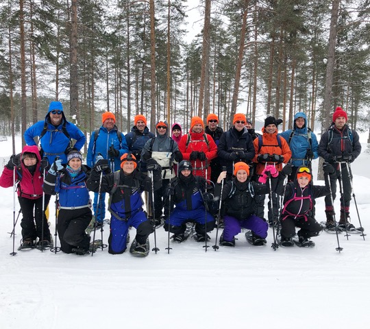 attachment 26 The Challenge for a Cause team breaks the ice