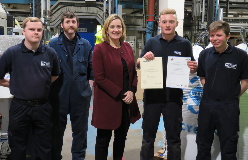 attachment 27 Marshall-Tufflex engineering apprentice Josh receives award from Home Secretary