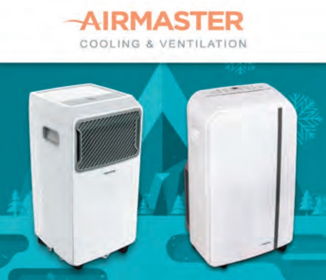 Low-noise portable air conditioner unit from Airmaster