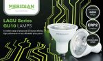 ced gu10 lamp New High Output LED GU10 Lamps by Meridian