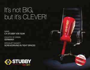 ck 1 C.K tools celebrates VDE Stubby Screwdriver range success