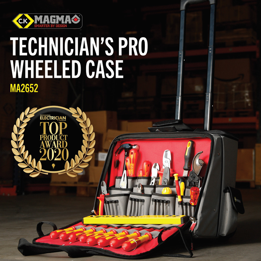 C.K Magma Technician’s PRO Wheeled Case wins top product award
