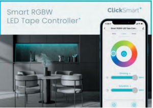 click smart Smart LED tape controller added to Click Smart+ range
