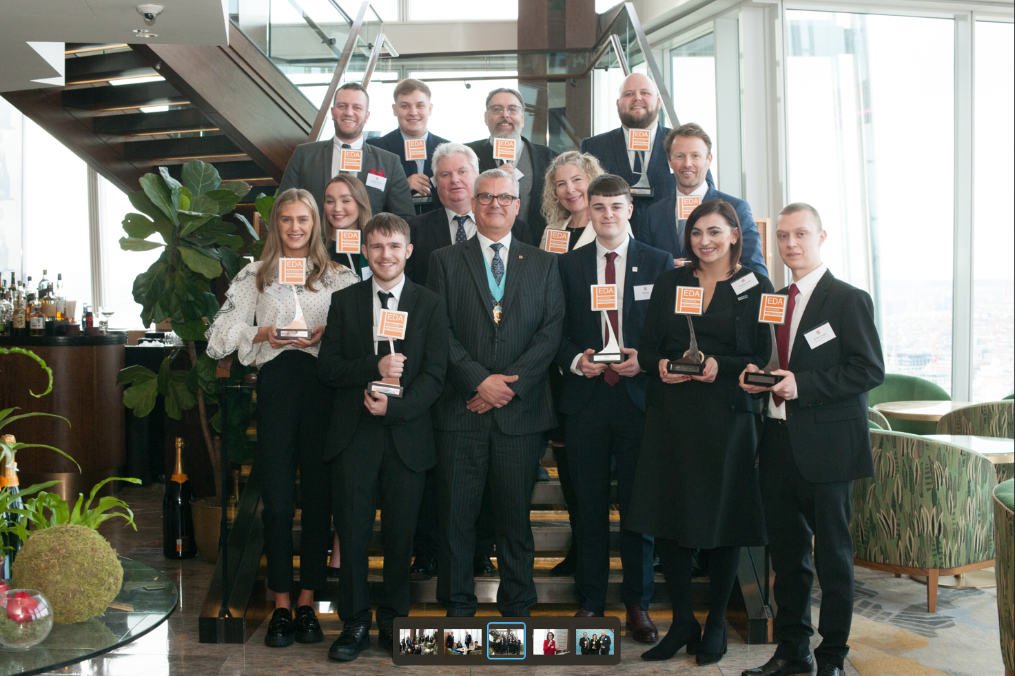 Bright sparks receive EDA trophies for training excellence