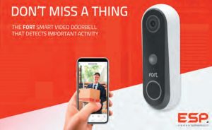 esp 22 No subscription fees with ESP’s Fort Smart Security Doorbell