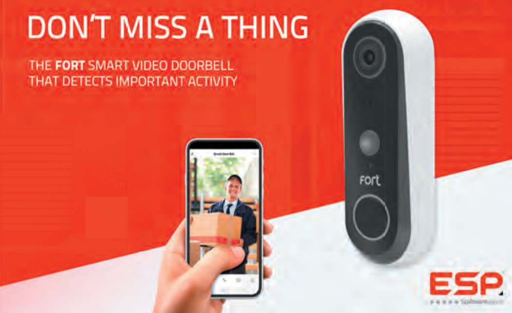No subscription fees with ESP’s Fort Smart Security Doorbell