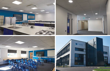 Luceco lights The Khalsa Academy Wolverhampton