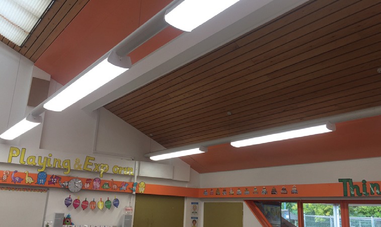 LED lighting refurbishments for school facilities