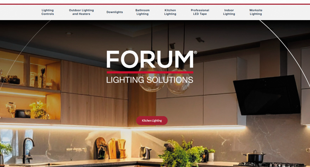 Forum Lighting Solutions unveils new, redesigned website