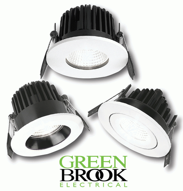 New dimmable LED fire rated downlights – the Vela range