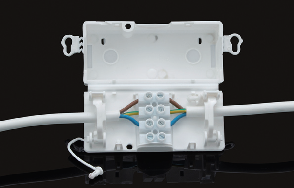 New Debox SM40 is smallest in-line junction box on the market