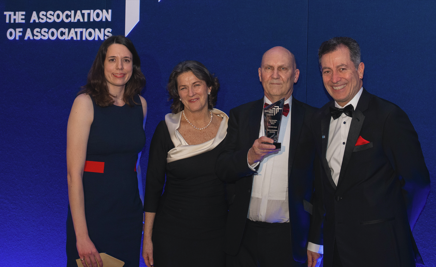 Electrical Distributors’ Association wins prestigious award