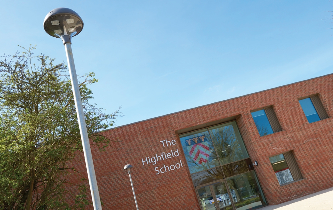 Luceco LED LuxPanels light £15 million facility at Highfield School in Letchworth