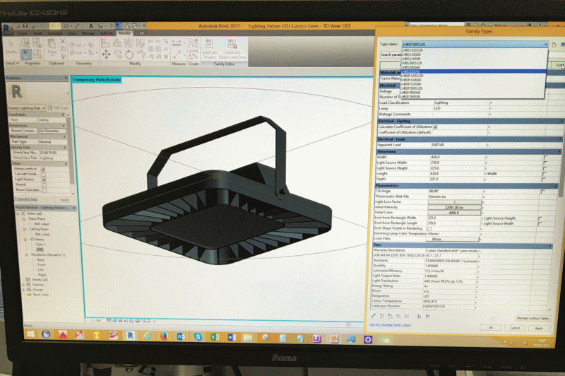 BIM (Revit) files now available from www.luceco.com