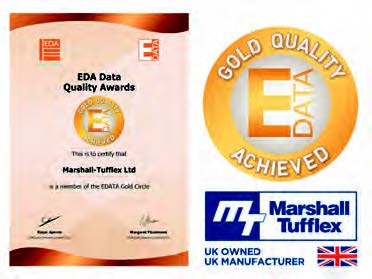 Marshall-Tufflex awarded EDATA Gold Standard