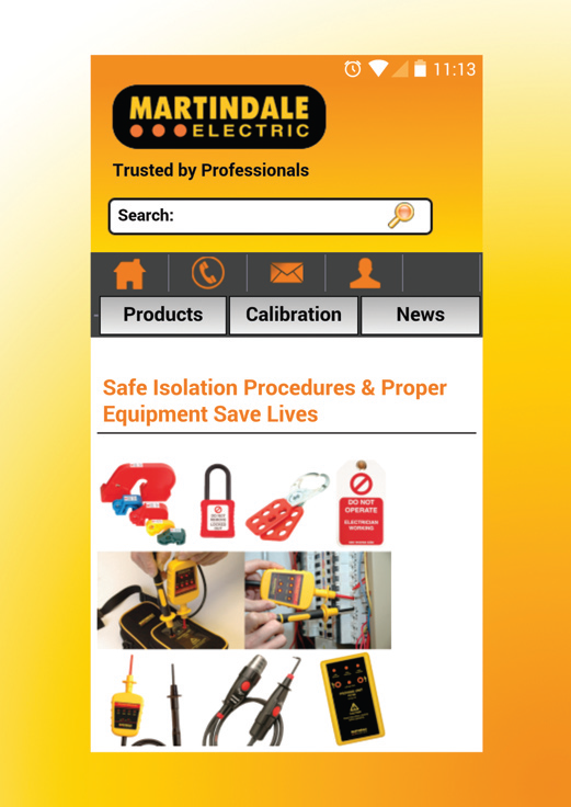 Martindale Electric at hand wherever you are