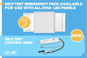 ovia 2 Ovia adds Self Test Emergency Pack to commercial lighting range