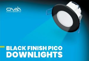 ovia 6 New gloss black for Ovia downlights