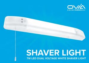ovia 7 Novus – new dual voltage LED shaver light from Ovia