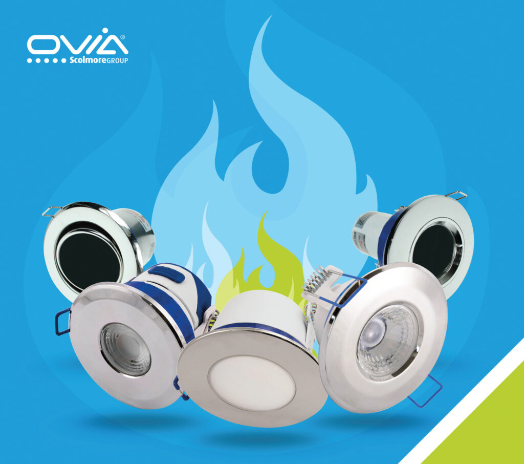 Ovia fire-rated downlights guarantee compliance in all ceiling type