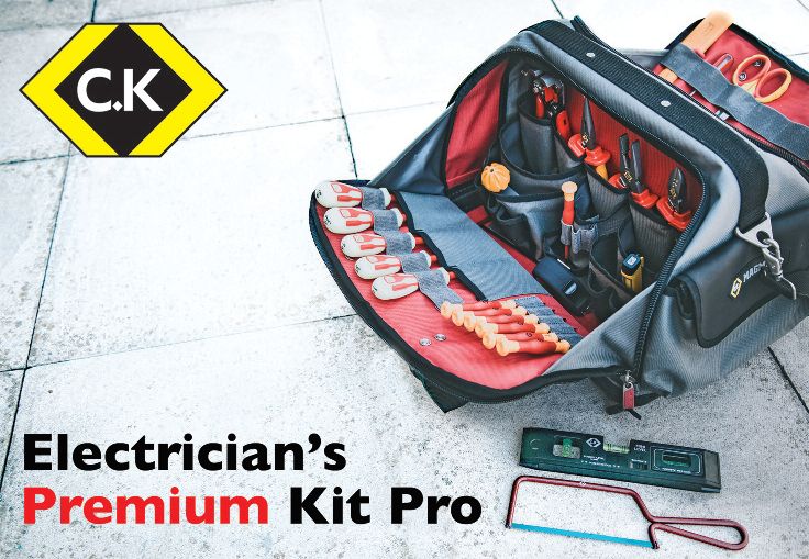 C.K Electrician’s Premium Kit Pro – The ultimate tool bag packed full of innovation!