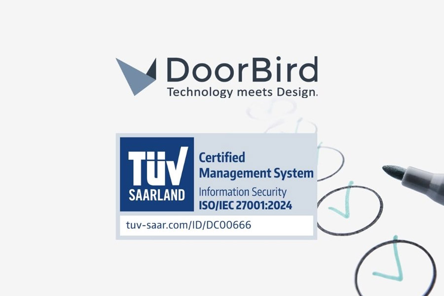 DoorBird achieves certification for Information Security
