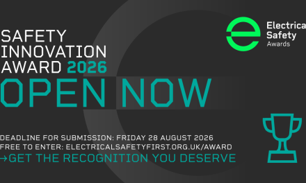 Electrical Safety First opens entries for Safety Innovation Award 2026