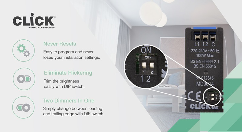 Scolmore’s solves LED dimmers flickering issues