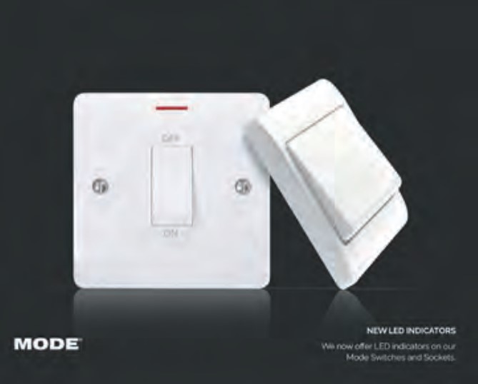 Click lights up its Mode Moulded Wiring Accessories