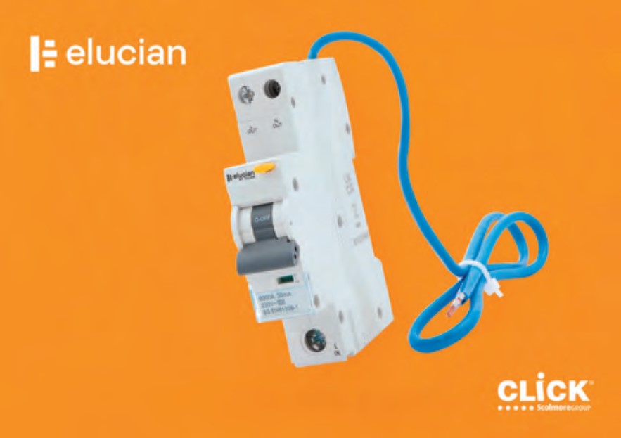 Click Scolmore adds new Elucian 1P + Switched RCBO