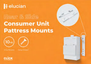scolmore elucian New Pattress Mount Kit added to Elucian consumer unit range