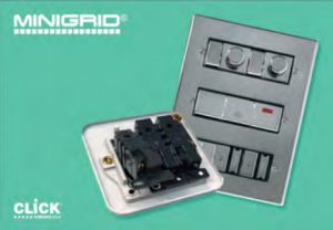 scolmore minigrid Modular wiring solutions with Click Minigrid