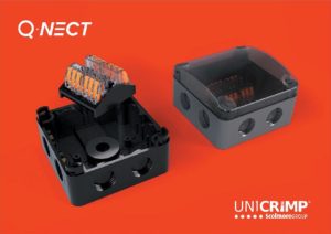unicrimp 2 Semi-transparent lids for new Q-Nect IP junction boxes